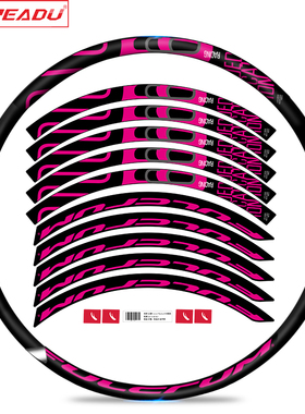 新款Fulcrum Racing 6DB碟刹轮组贴纸公路车R6车圈改色贴纸防水
