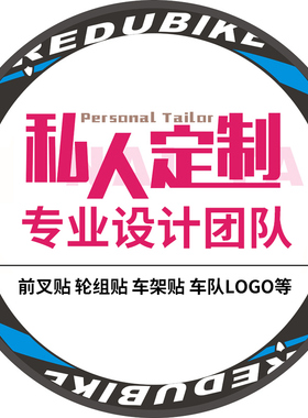 READU贴纸自行车贴纸车架改色贴公路车山地车涂装贴轮组前叉定制