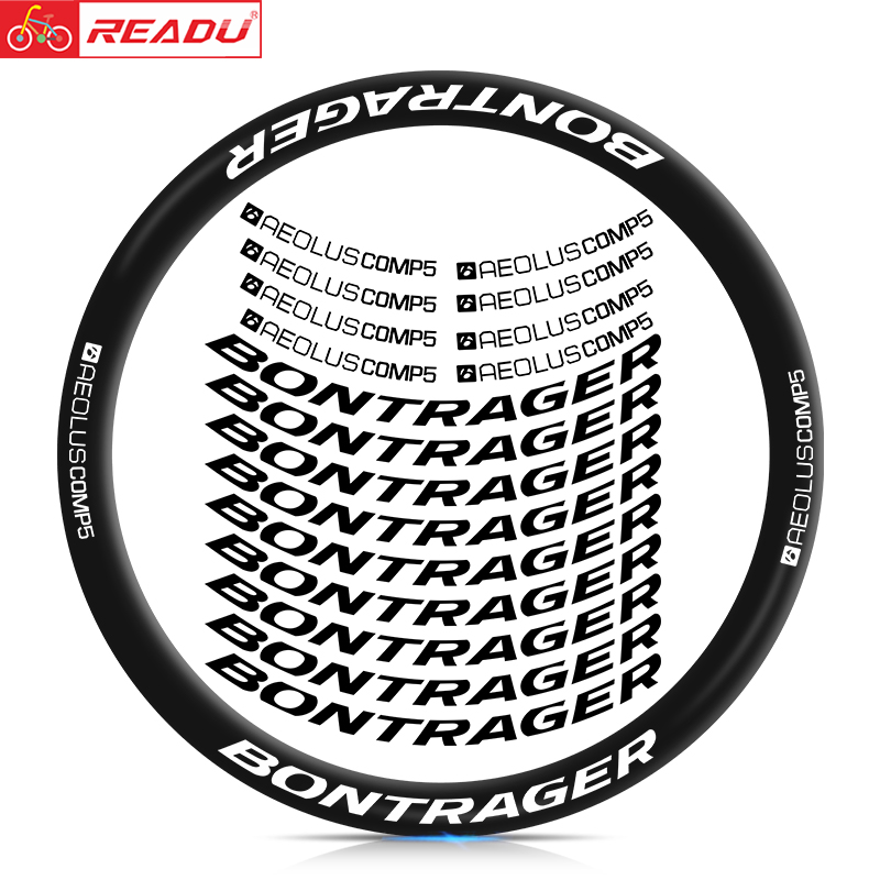 棒槌哥BONTRAGER AEOLUS COMP 5公路自行车轮组贴车圈车轮改色贴