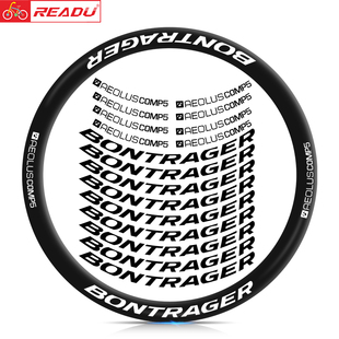 COMP 5公路自行车轮组贴车圈车轮改色贴 AEOLUS 棒槌哥BONTRAGER