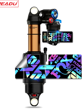2021 fox float x2山地车后胆贴纸自行车单车后避震贴花DH AM软尾