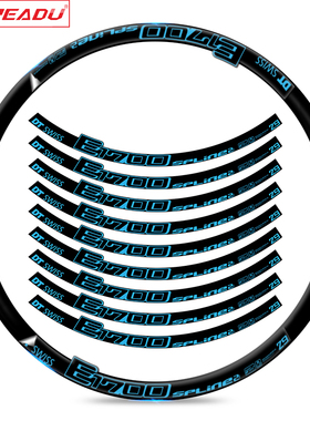 DTswiss E1700 spline山地车轮组贴纸DT单车轮组车圈AM贴纸防水