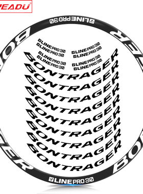 棒槌哥2020 Bontrager Line Pro 30山地自行车轮组贴车圈改色涂装
