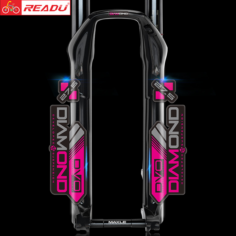 diamond车身个性防水前叉贴纸