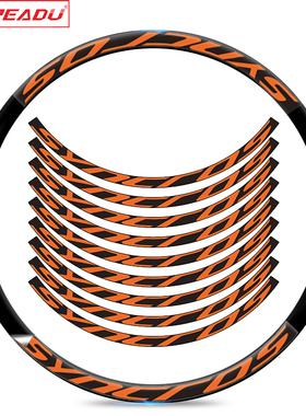 山地车SYNCROS 轮组贴纸自行车装饰刀圈贴纸个性防水防晒车贴