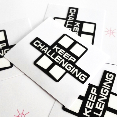 keep上管贴纸自行车