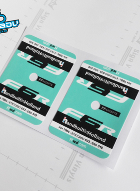 READU贴纸适用ffwd公路车f6r气嘴贴纸 气嘴固定贴气门贴 一对价