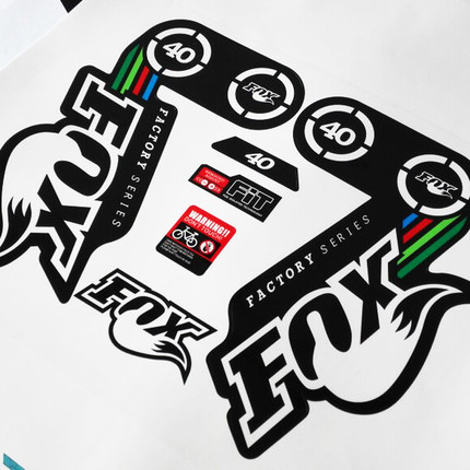 FOX WORLD CUP 山地车前叉贴纸 fox40前叉贴
