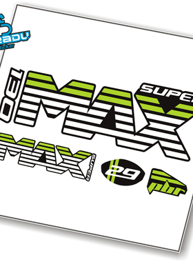 左撇子lefty super max130 29寸前叉贴 喷刻超薄喷绘版贴纸