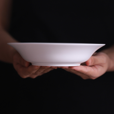 景德镇高白瓷简约菜盘