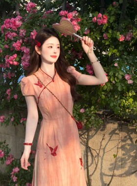 新中式国风长裙夏季连衣裙