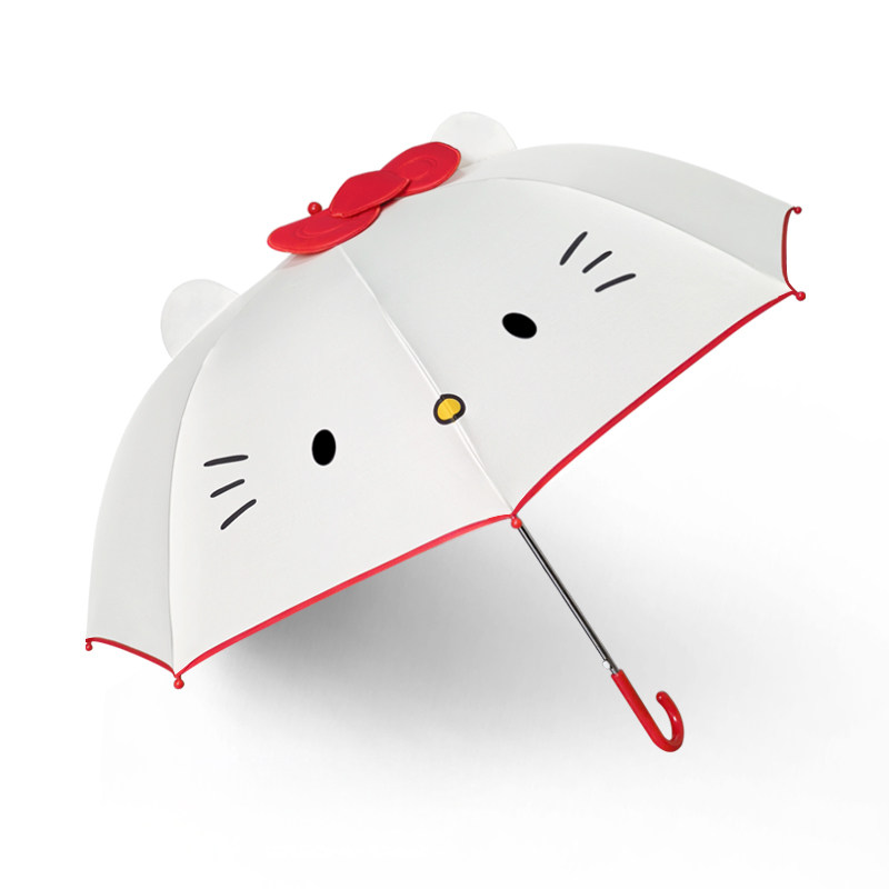 可爱卡通猫雨伞长柄伞学生高颜值雨伞太阳伞遮阳伞防晒防紫外线