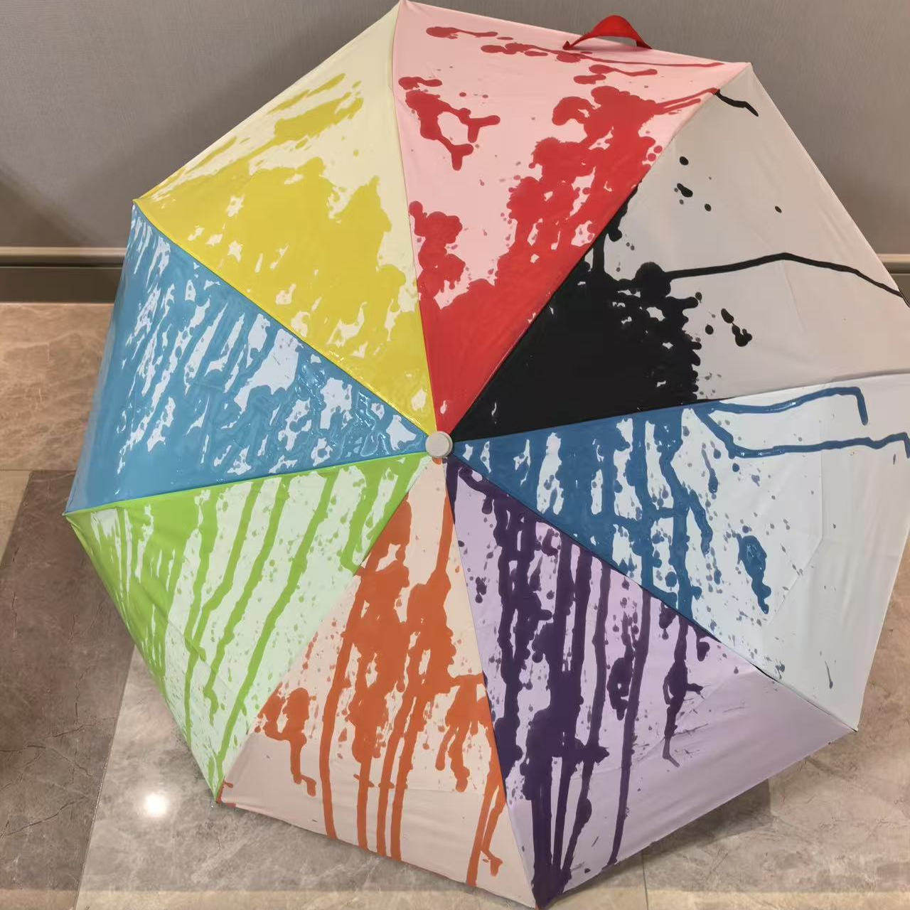 神奇遮阳伞雨伞网红爆款热门遇水变七彩彩虹新奇雨伞创意礼品好玩