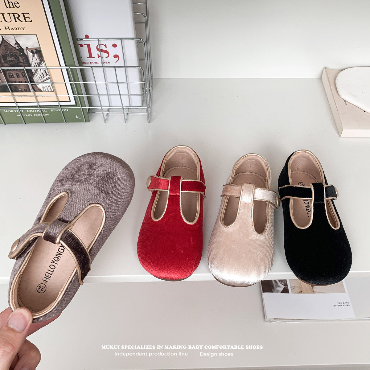 韩国丝绒小女孩单鞋秋冬新款儿童公主鞋复古宝宝浅口鞋软底豆豆鞋,童鞋/婴儿鞋/亲子鞋,皮鞋,淘宝优惠券,粉丝福利购,淘宝优惠卷