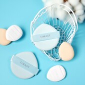 彩棠手指粉扑小拖鞋 指尖遮瑕小粉扑粉底液底妆毛绒粉扑柔软服帖