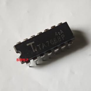 直插IC TA7658P 进口拆机音频放大器芯片 DIP-14