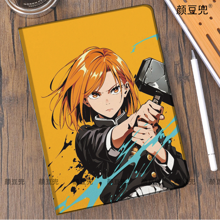 钉崎野蔷薇咒术回战周边air6/7 11寸第十代10.9保护套matepadpro Air3笔槽mini7小米7pro适用于ipadA16 10.2