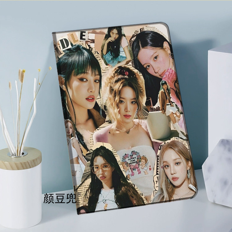 笔槽9.7寸mini56华为M6荣耀V8小米6pro (G)I-DLE 宋雨琦 叶舒华ipad10.2适用air4/5保护套matepad pro11 Air