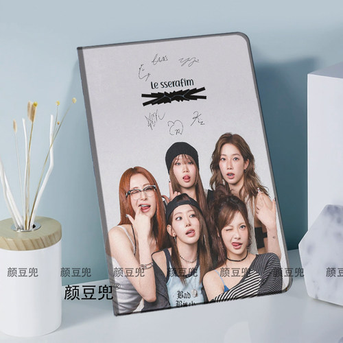 LE SSERAFIM女团宫胁咲良ipadA16 10.2适用10.9air7第十代matepad pro华为11.5动漫周边mini7小米7pro保护套
