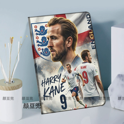 英格兰哈里凯恩 足球周边mini6/7小米7pro保护套10.9air6/7第十代matepad pro12.2华为11.5S适用ipadA16 10.2