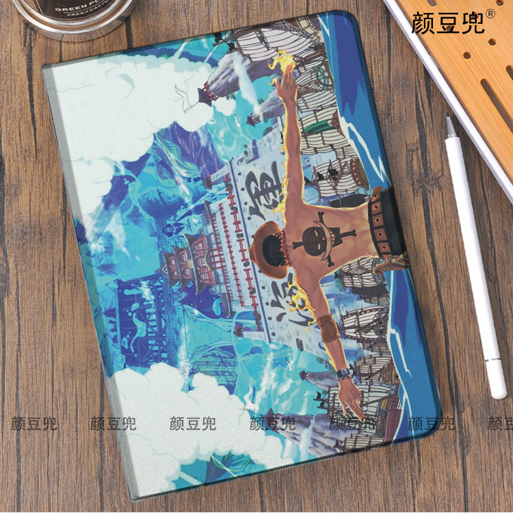 海贼王 艾斯 烧烧果实保护套ipadA16 10.2适用10.9air7第十代matepad pro12.2华为11.5动漫周边mini7小米7pro