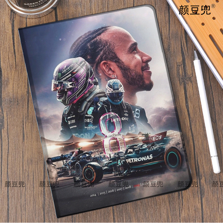F1 汉密尔顿Hamilton赛车周边小米7pro保护套ipadA16 789 10.2适用10.9air6/7第十代matepad pro11笔槽mini7