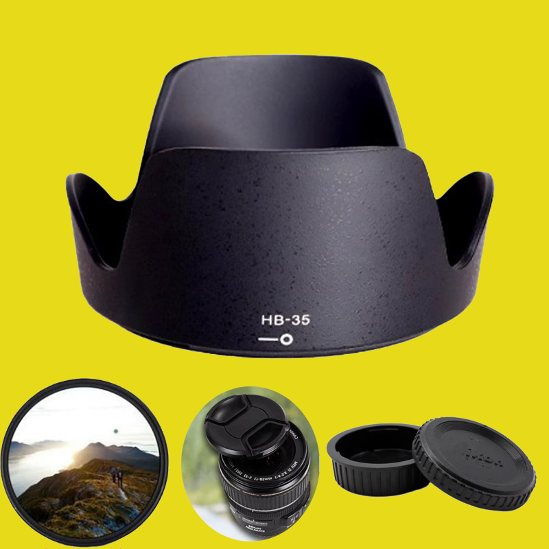 HB-35遮光罩适用尼康18-200mm F3.5-5.6G VR II镜头72mm口径配件