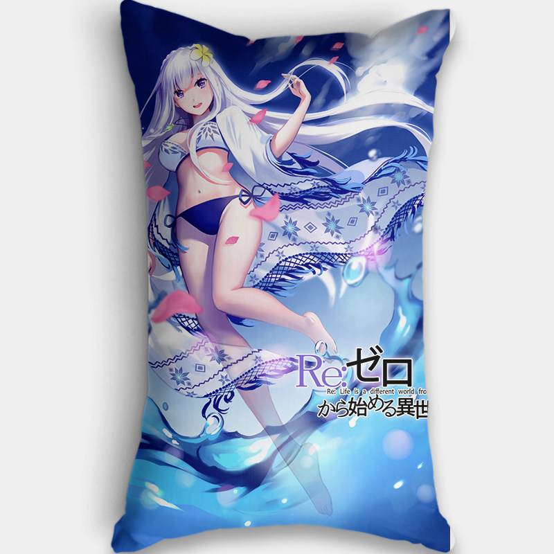 爱蜜莉雅长方形抱枕二次元动漫同靠垫/抱枕