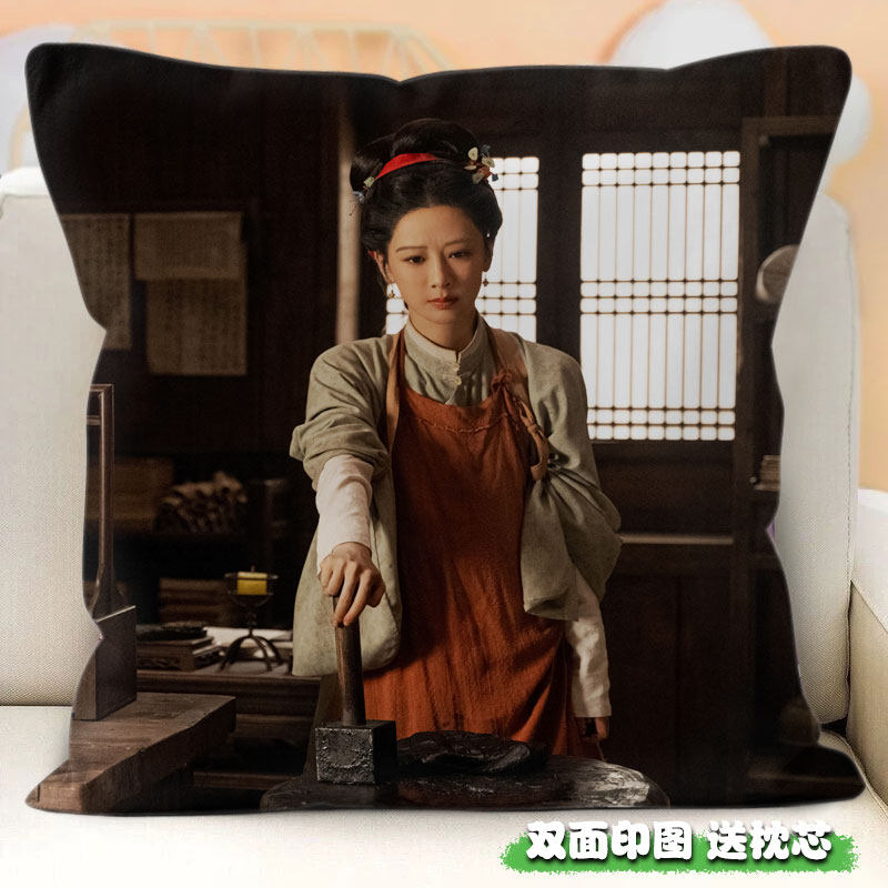 家业爆剧同款杨紫韩东君演员周边正方形抱枕超软卧室睡觉枕头定制