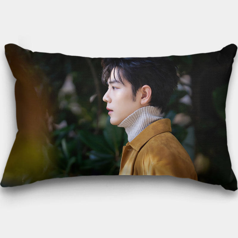 肖战明星周边长方形抱枕沙发靠枕坐垫长条枕头双面枕套图片可定制