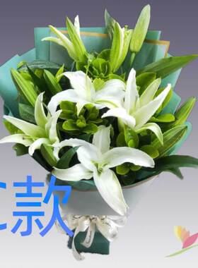 生日表白祝寿白百合新疆阿图什花店送花阿克陶乌恰县同城鲜花快递