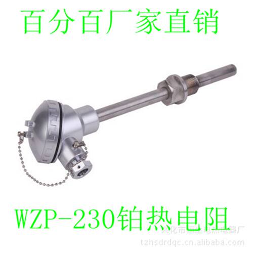 WZP-230/WZP-231/PT100铂热电阻/PT100温度传感器/固定螺纹热电偶