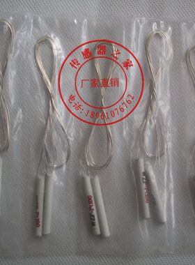 WZP-PT100铂电阻PT100陶瓷电阻芯温度传感器镀银丝3*30热电偶配件