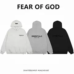 Fear of God Fog Essentials High Street Loose Hoodie American Style Couple Hooded Sweatshirt Trendy