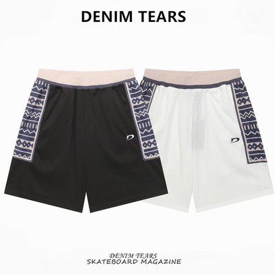 DENIMTEARS网眼速干休闲短裤男