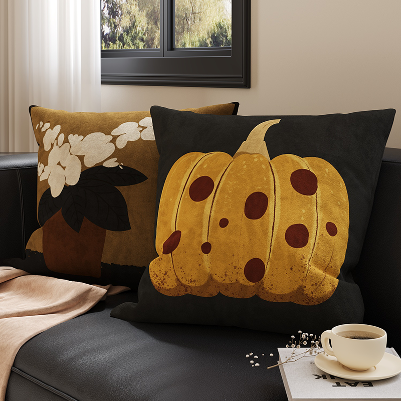 复古抱枕客厅沙发枕套办公室飘窗背垫靠枕靠垫高级感卧室床头腰枕,居家布艺,靠垫/抱枕,淘宝优惠券,粉丝福利购,淘宝优惠卷