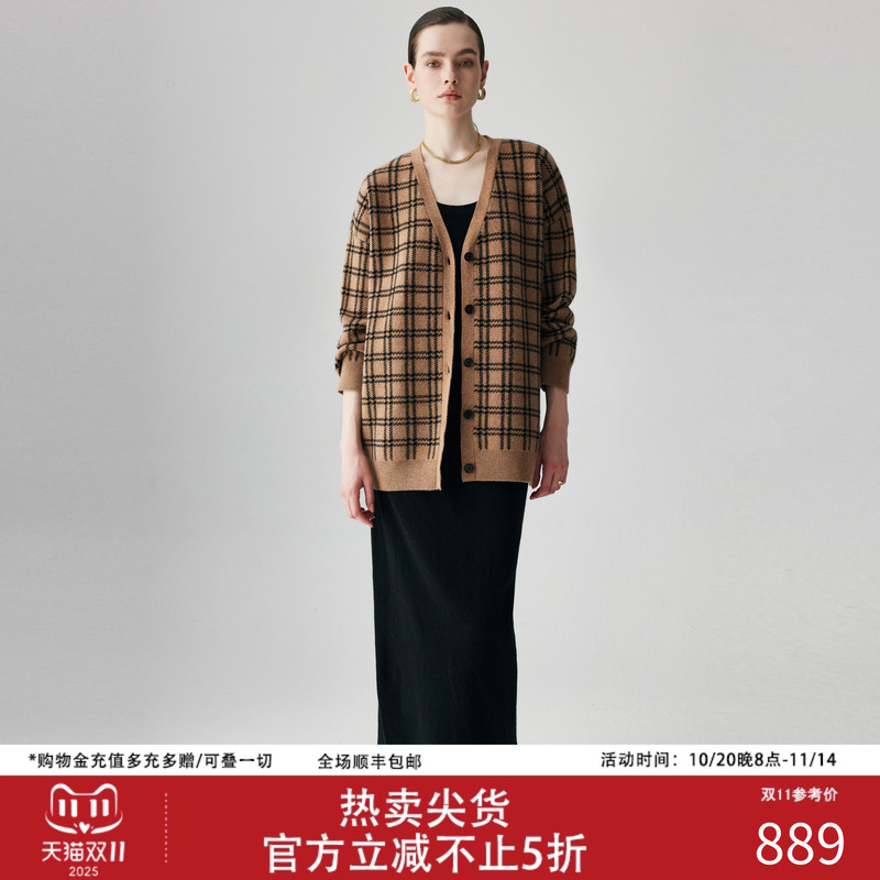 帕罗2025秋冬新款女士羊绒衫