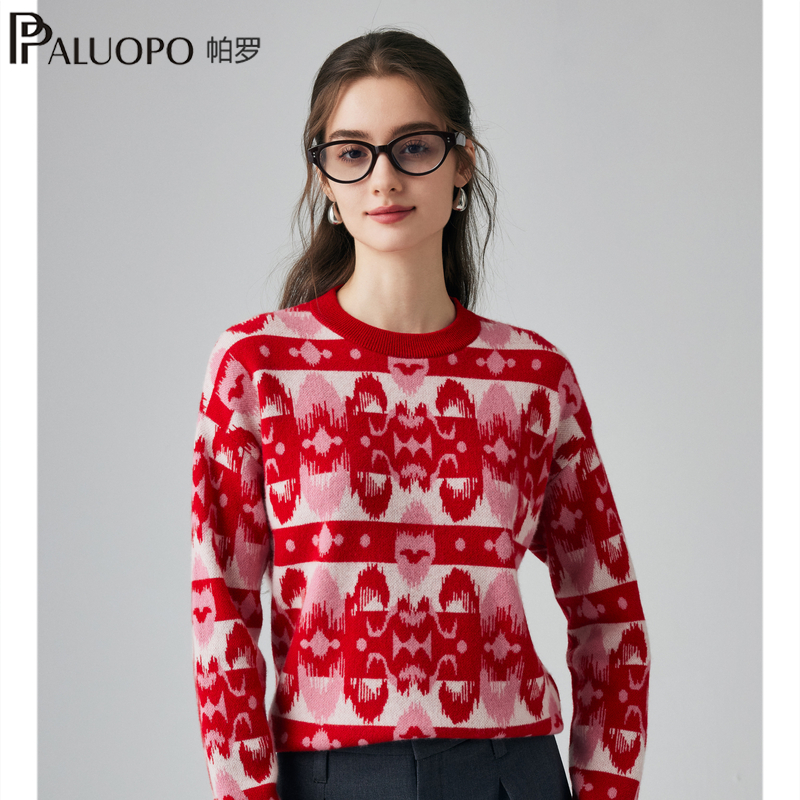 帕罗2025秋冬新款羊绒衫