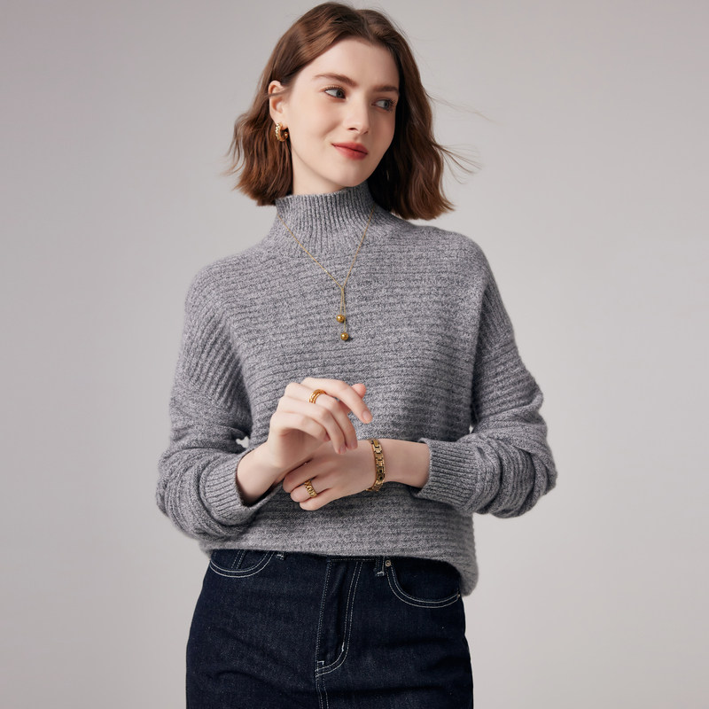 帕罗7针加厚羊绒衫女23秋冬新款针织长袖高领百搭纯色打底衫毛衣,女装/女士精品,羊绒衫,淘宝优惠券,粉丝福利购,淘宝优惠卷
