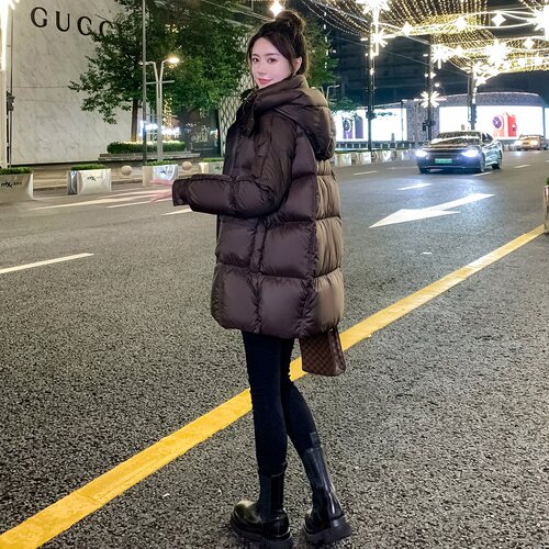 中长款羽绒服女冬季2026新款加厚