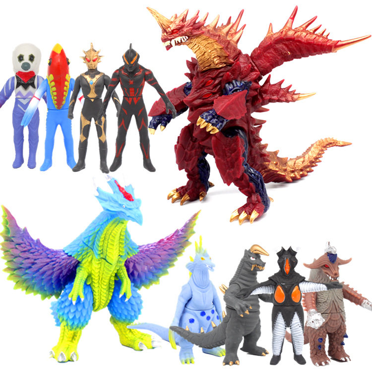 软胶欧布奥特曼怪兽玩具魔王兽玛伽大蛇巴萨哥莫拉赛罗艾雷王雷德
