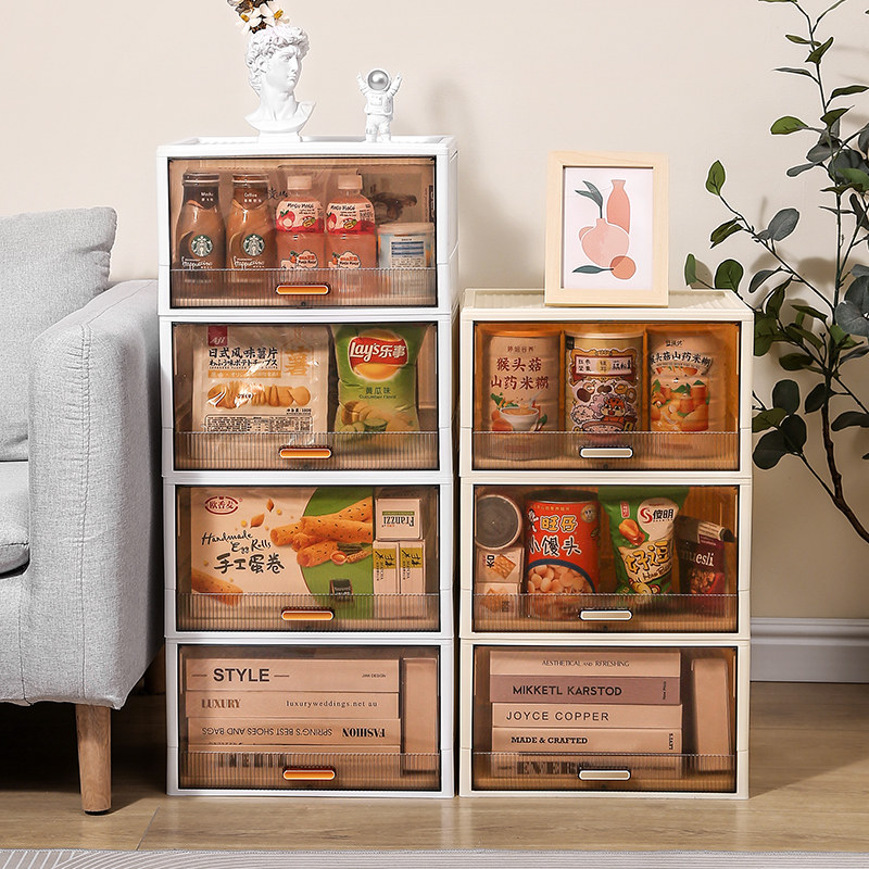 收纳柜折叠收纳箱家用客厅玩具储物柜子零食置物柜厨房整理收纳盒,收纳整理,收纳箱,淘宝优惠券,粉丝福利购,淘宝优惠卷