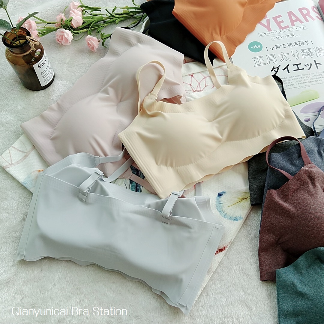 日本薄款聚拢吊带舒适睡眠文胸罩