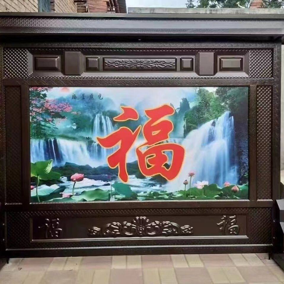 可移动影壁墙照壁墙背景墙室外过道玄关乡村庭院中式现代简约定制