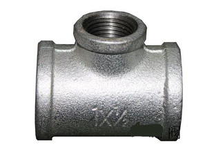 镀锌异径内丝三通 镀锌内螺纹变径三通DN15