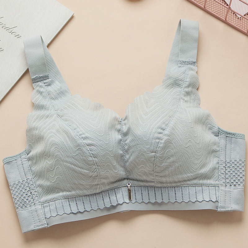 小胸聚拢蕾丝上托性感无钢圈2CM