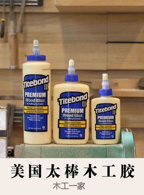 美国进口Titebond2代 太棒胶 水2代维修吉他模型木工乐器地板