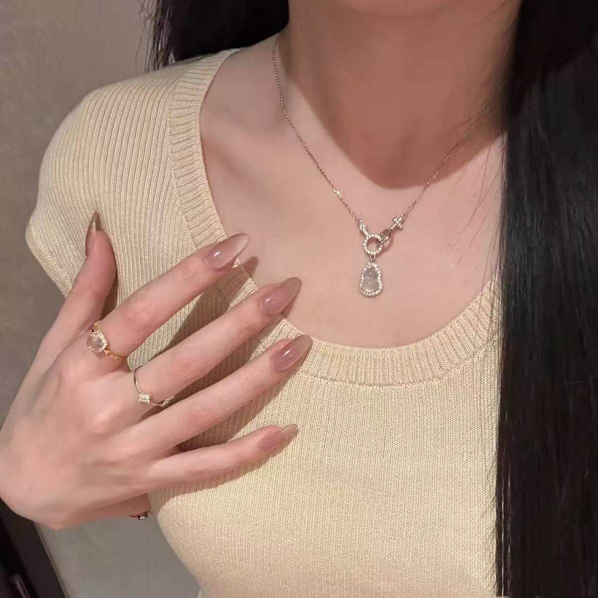 「玉髓福禄」纯银s999新中式葫芦项链女轻奢小众设计高级生日礼物