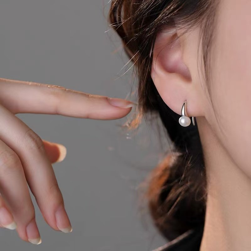 925纯银天然珍珠耳环小众女2025新款爆款耳钉高级感耳饰,饰品/流行首饰/时尚饰品新,耳环,淘宝优惠券,粉丝福利购,淘宝优惠卷