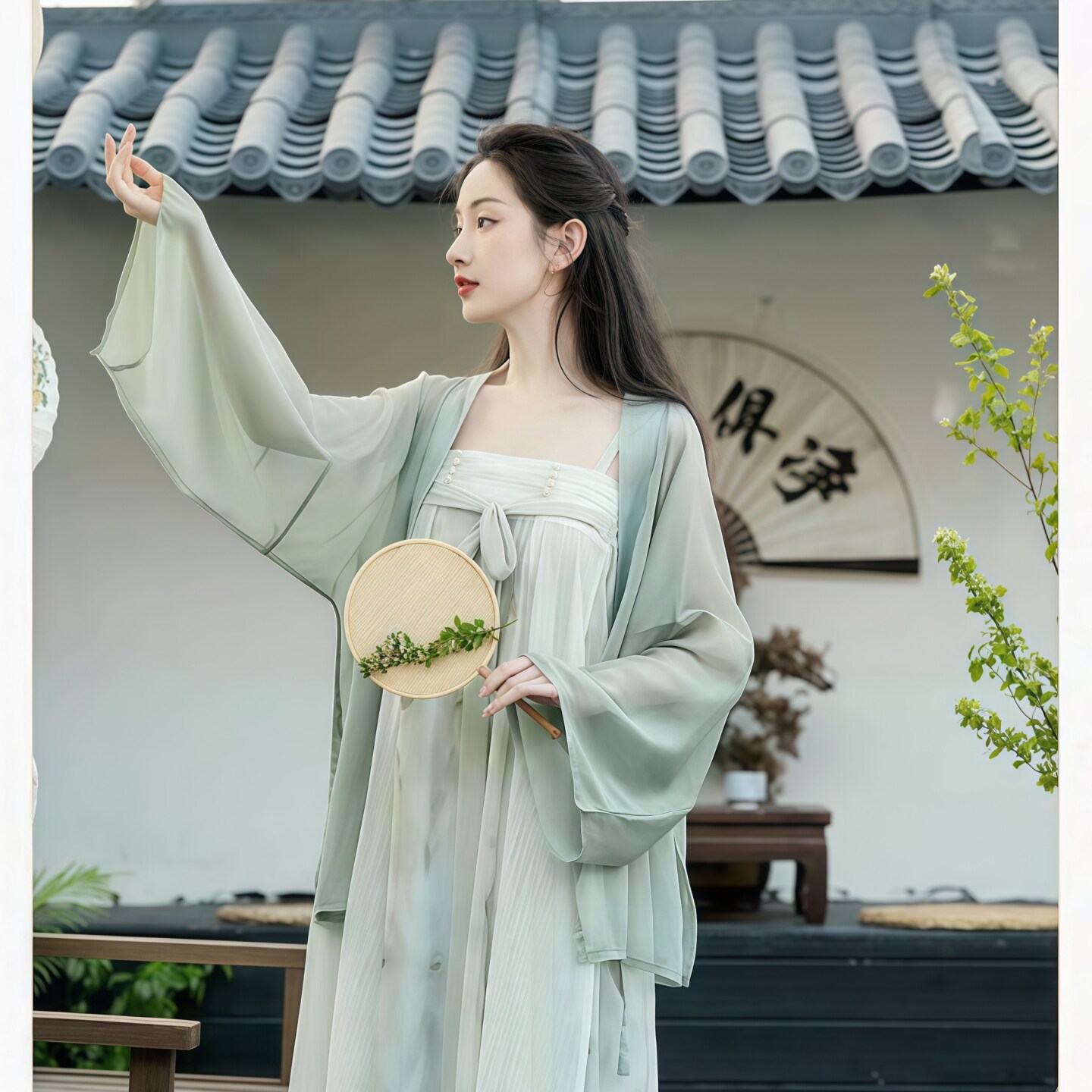 新款汉服女防晒八破裙图片